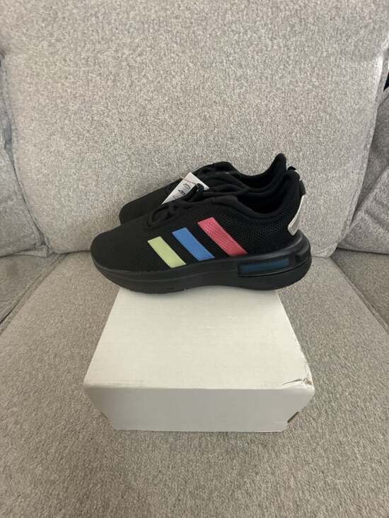 Adidas Other - Adidas Racer TR23 K Black Kids Running Shoes Size 1